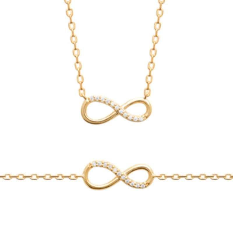 750 Gold-Plated Necklace, 3 Micron, 45 cm
