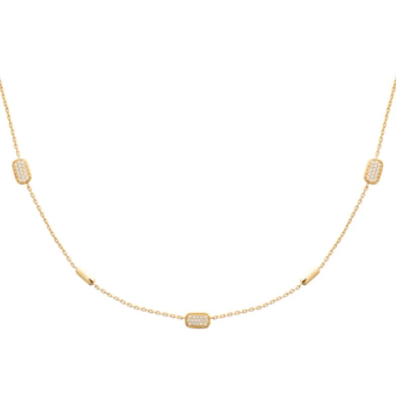 750 Gold-Plated Necklace, 3 Micron, 45 cm