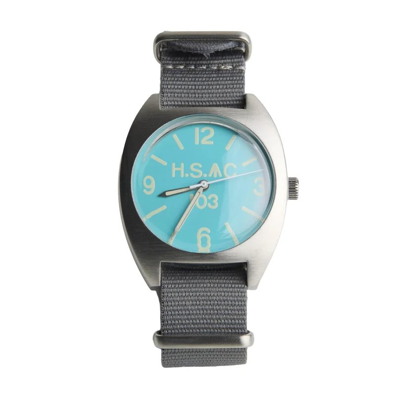 M.R.M.W - Royal Air Force H.S. W10 Air Force Watch - Blue Dial, Gray Nylon Strap | M.R.M.W Vintage