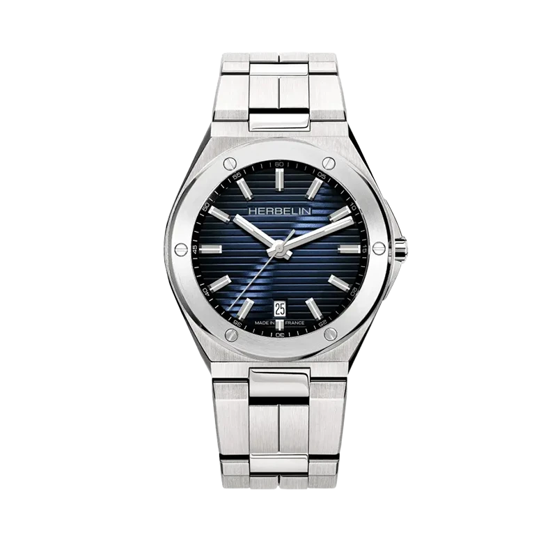 Michel Herbelin - Michel Herbelin Cap Camarat Automatic 1645B15 – Steel Blue Gradient