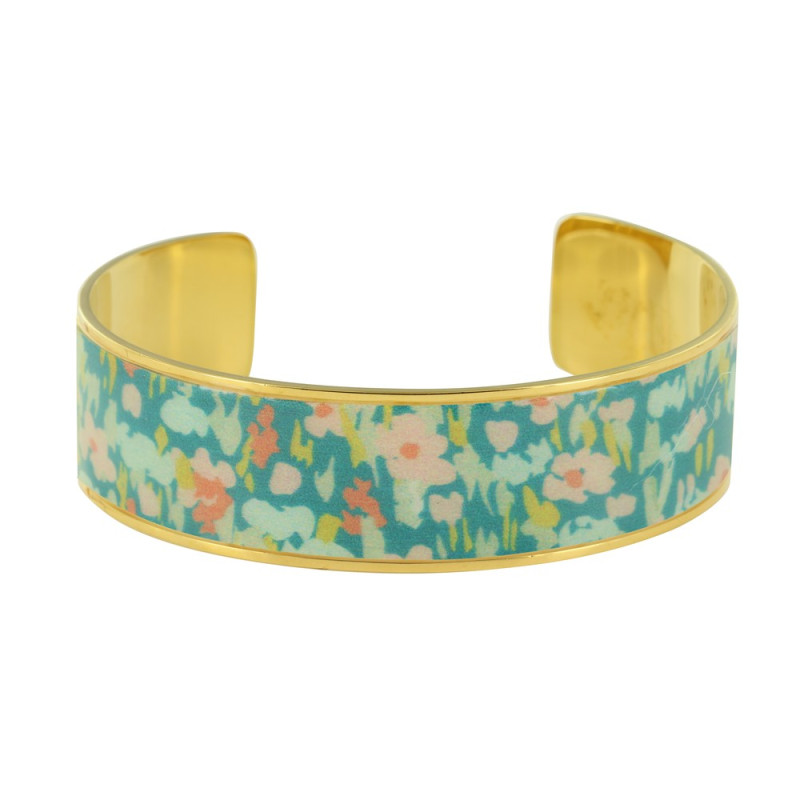 Blue Liberty Enamel Cuff Bracelet