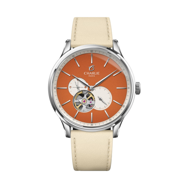 Charlie Paris - INITIAL Open Heart Sunset Orange