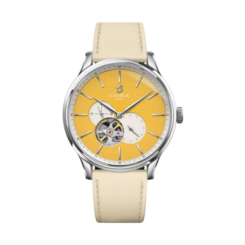 Charlie Paris - INITIAL Open Heart Yellow Sunshine