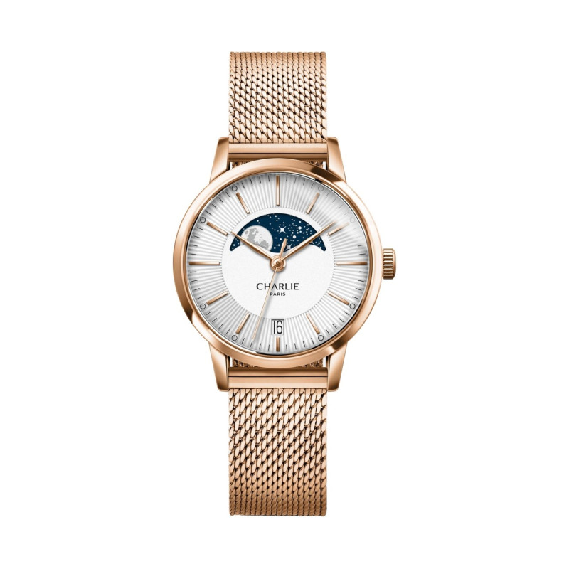 Charlie Paris - SULLY Moon Phase Rose Gold
