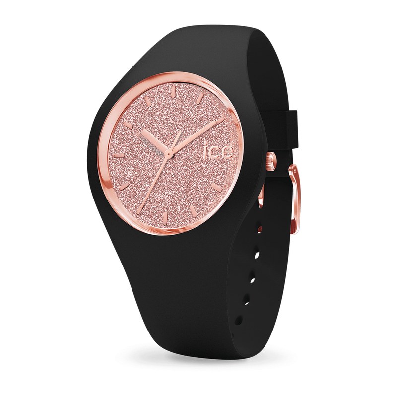 Ice-Watch Watch - Glitter - Black Rose Gold