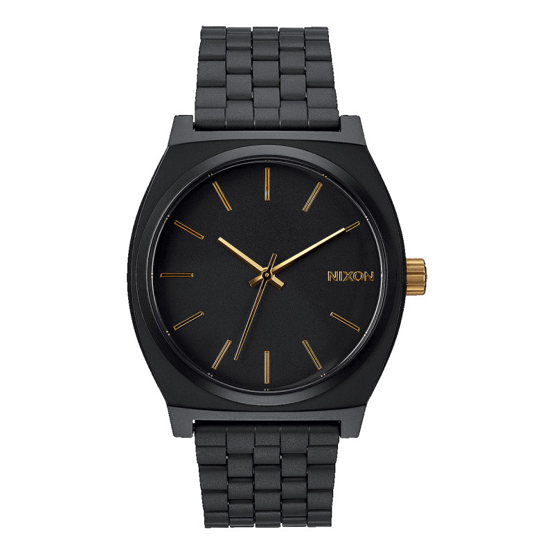 Nixon Watch - Time Teller - Matte Black / Gold