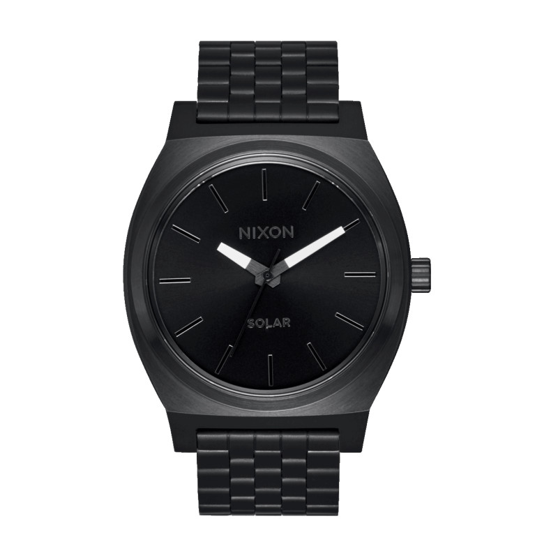 Nixon Watch - Time Teller Solar - All Black / White