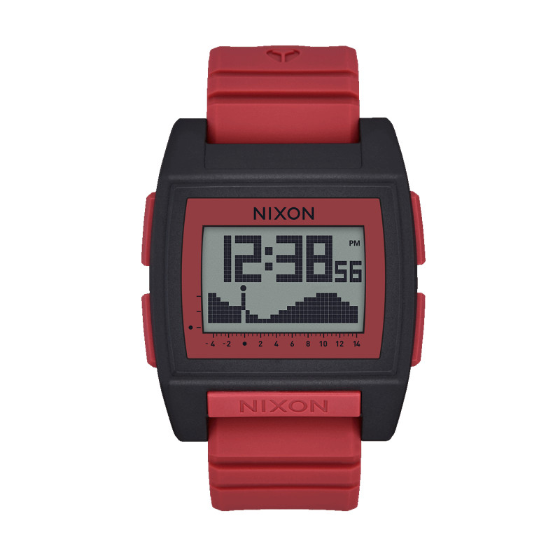 Nixon Watch - Base Tide Pro - Black / Hot Sauce