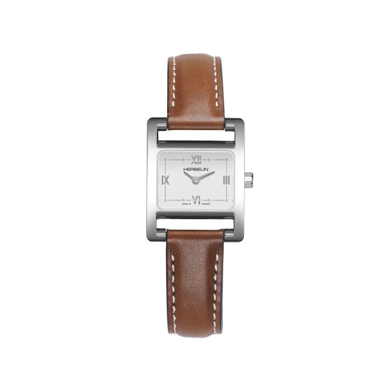 Ve AVENUE – QUARTZ – STEEL & CAMEL LEATHER | Club de la Montre