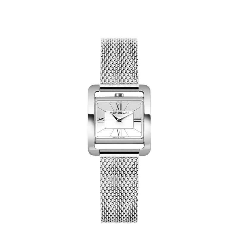 Ve AVENUE – QUARTZ – STEEL & MILANESE MESH | Club de la Montre