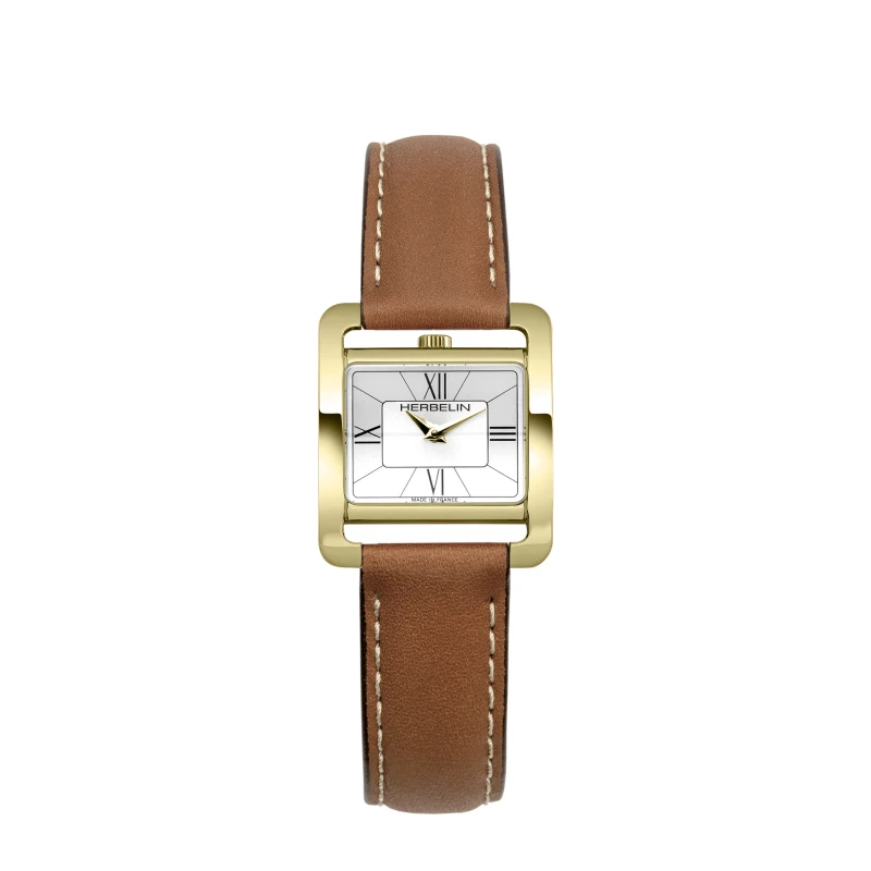 Ve AVENUE – QUARTZ – STEEL & CAMEL LEATHER | Club de la Montre