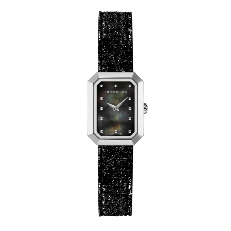 OCTOGON – QUARTZ – BLACK & LEATHER | Club de la Montre