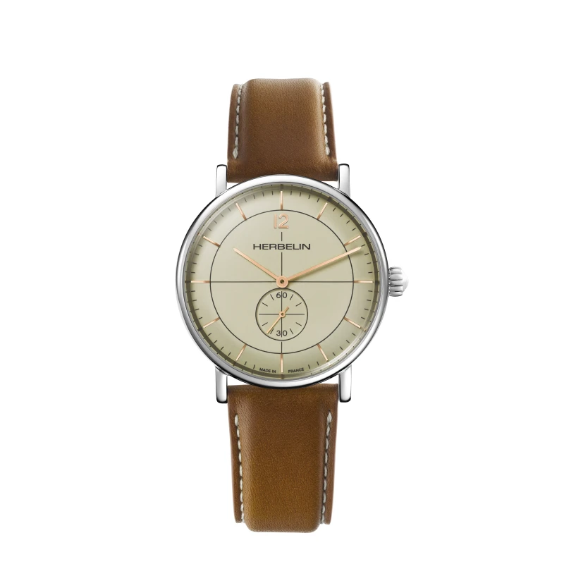 INSPIRATION – SMALL SECONDS – STEEL & LEATHER | Club de la Montre