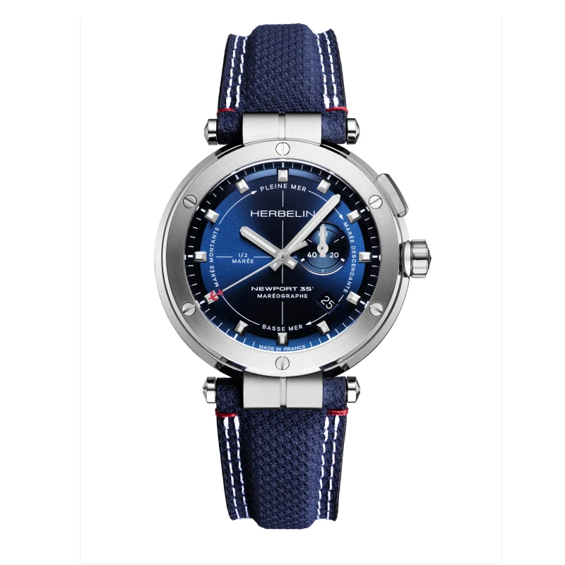 NEWPORT – TIDAL GAUGE – STEEL & TEXTILE | Watch Club