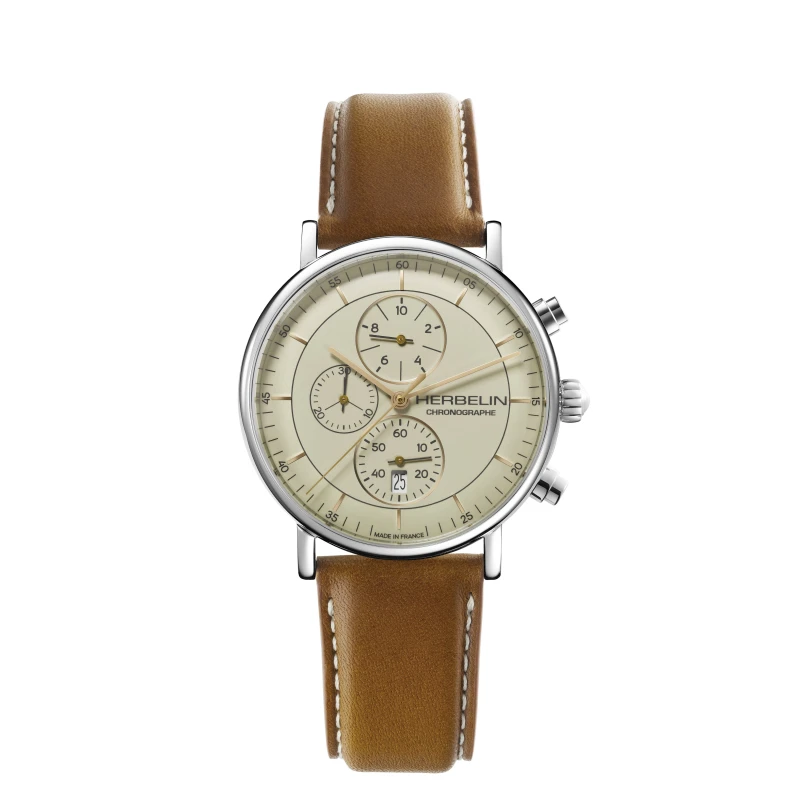INSPIRATION – CHRONOGRAPH – STEEL & LEATHER | Club de la Montre
