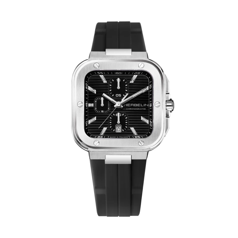 CAP CAMARAT – SQUARE CHRONOGRAPH – BLACK | Club de la Montre