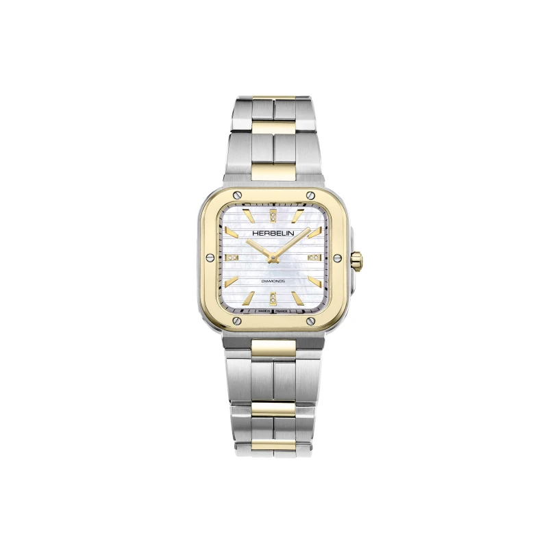 CAP CAMARAT – SQUARE DAME – MOTHER-OF-PEARL & DIAMONDS | Club de la Montre