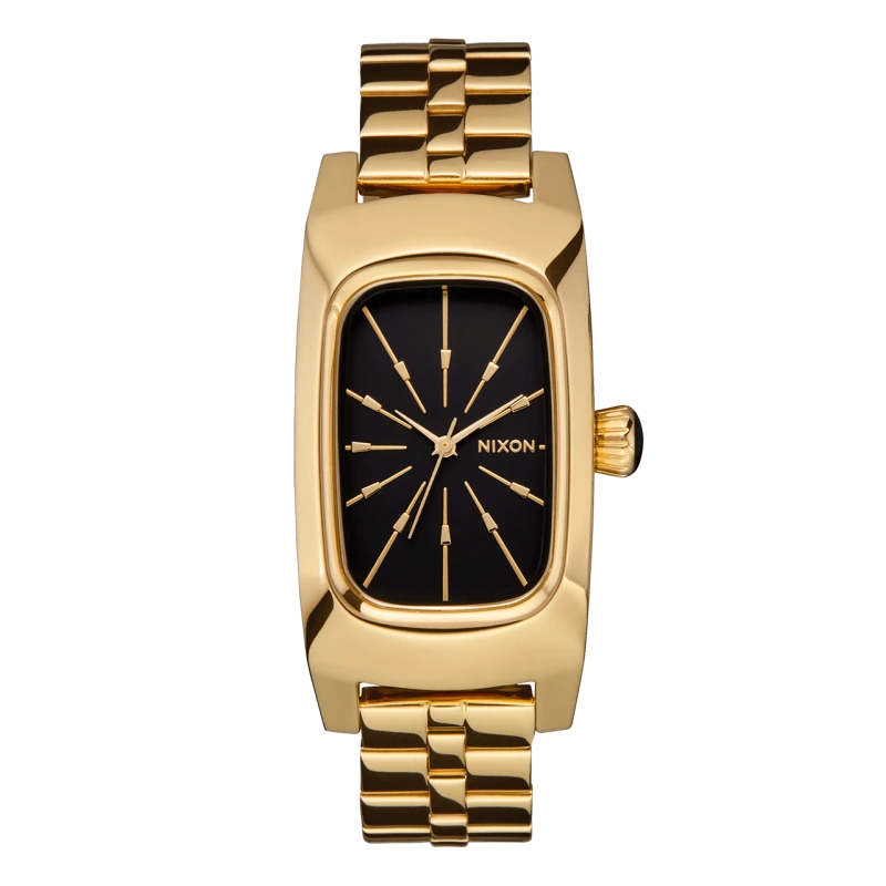 Nixon Watch - Frank Mid Century Gold Black | Club de la Montre