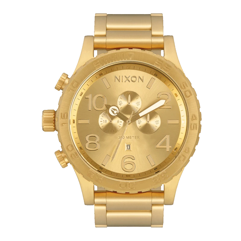 Nixon Watch - 51-30 Chrono 30/187 All Gold | Club de la Montre