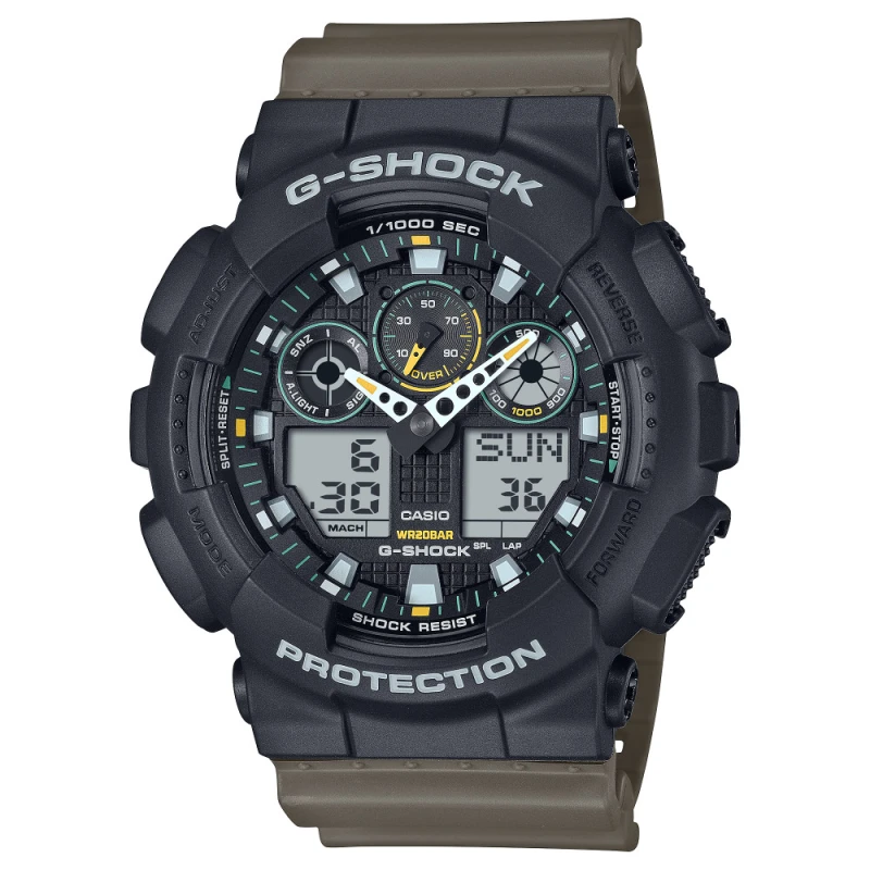 Casio Watch - G-Shock - GA-100TU-1A3ER | Club de la Montre
