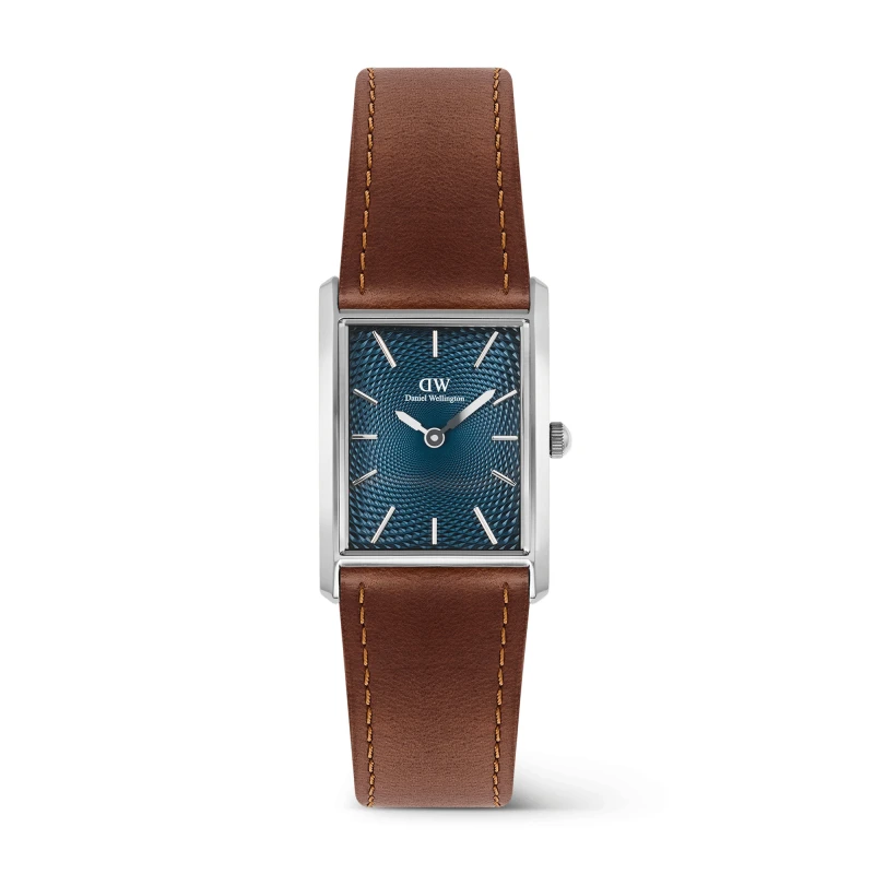 Daniel Wellington Watch - Bound Light Brown Arctic Guilloché Silver - 24mm