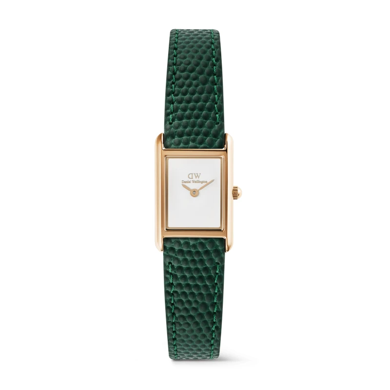 Daniel Wellington Watch - Bound Mini Green Lizard Rose Gold - 17mm