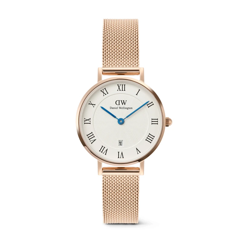 Daniel Wellington Watch - Petite Roman Numerals Date Rose Gold - 28mm