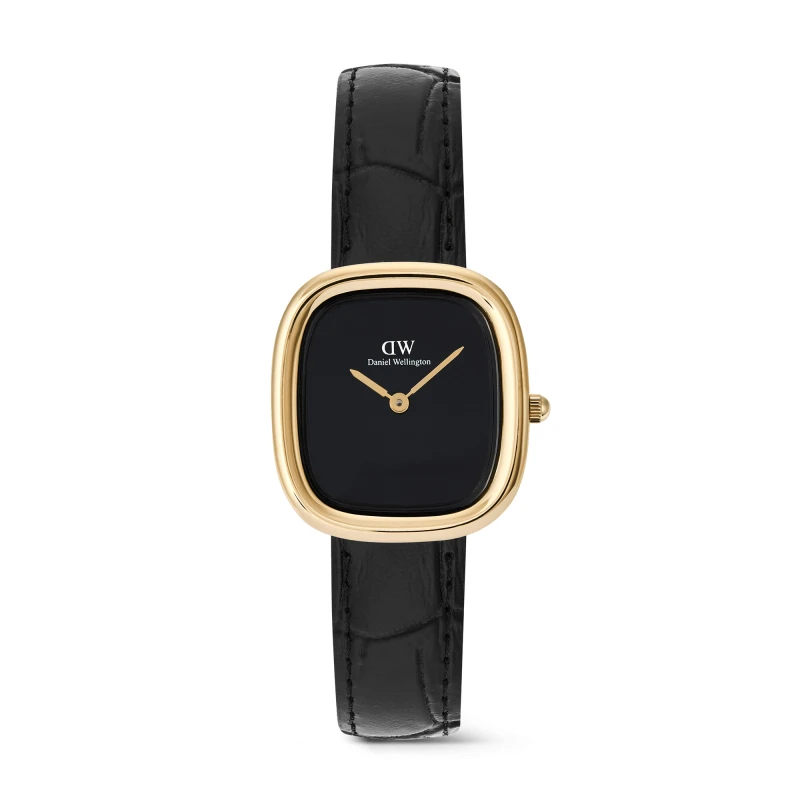 Daniel Wellington Watch - Margot Reading Onyx Ceramic Gold - 24mm