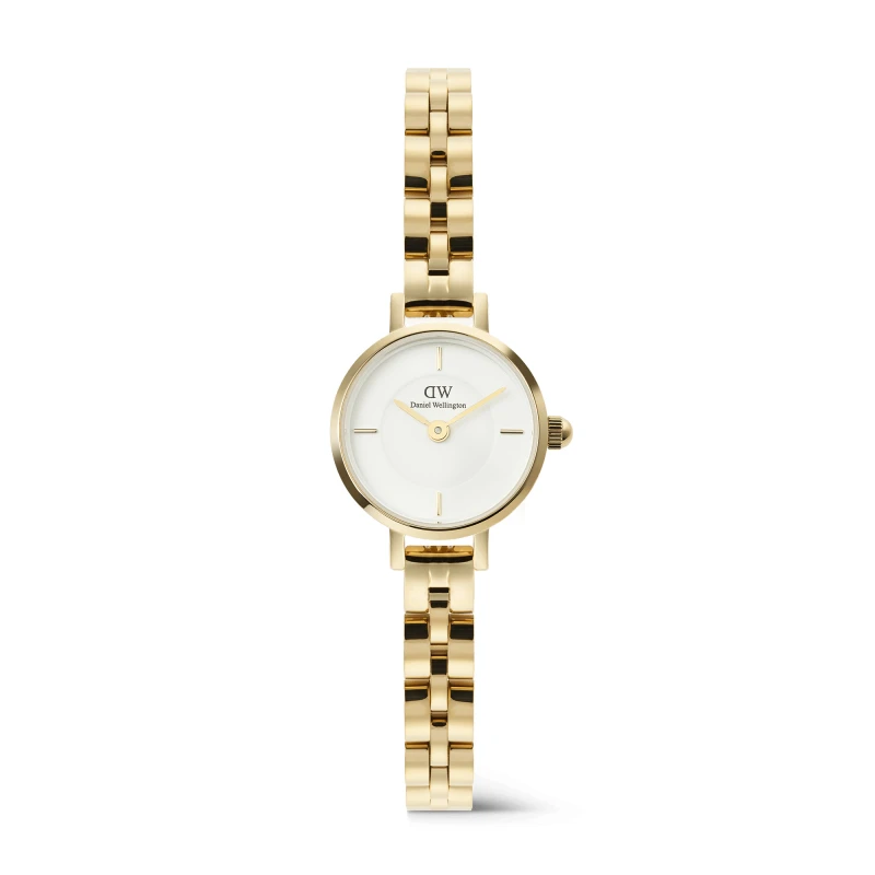 Daniel Wellington Watch - Petite Mini Arch 3-Link White Gold - 19mm