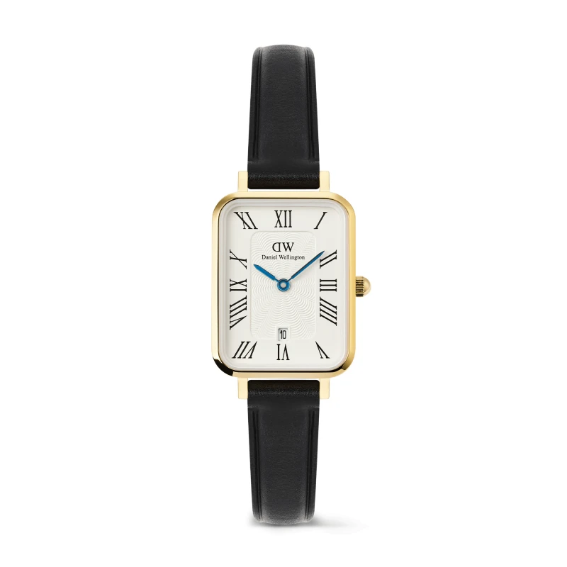 Daniel Wellington Watch - Quadro Roman Numerals Date Sheffield Gold - 20mm