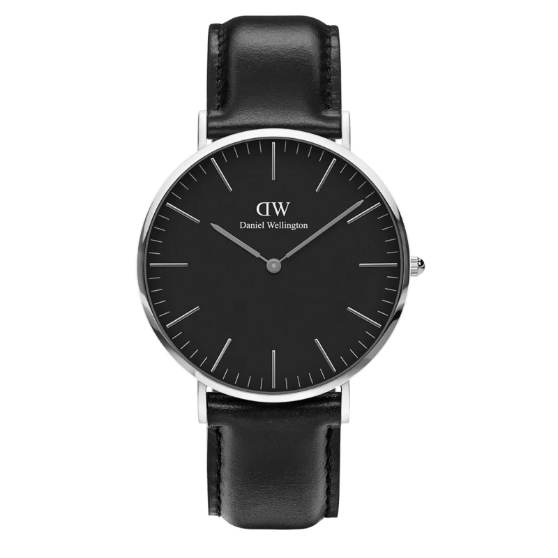 Daniel Wellington Watch - Classic Sheffield Black Silver - 40mm