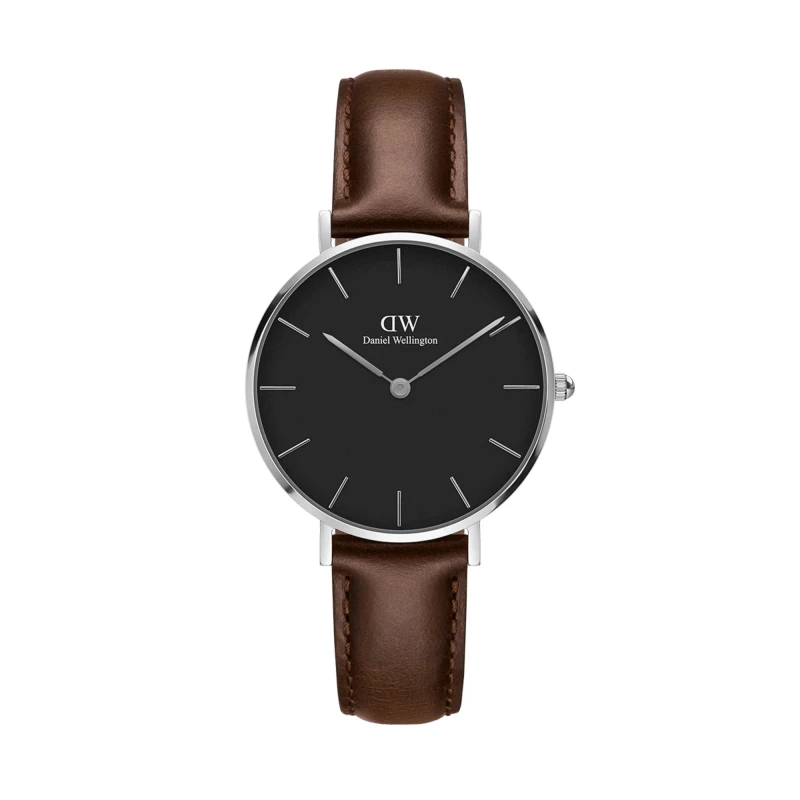 Daniel Wellington Watch - Petite Bristol Black Silver - 32mm