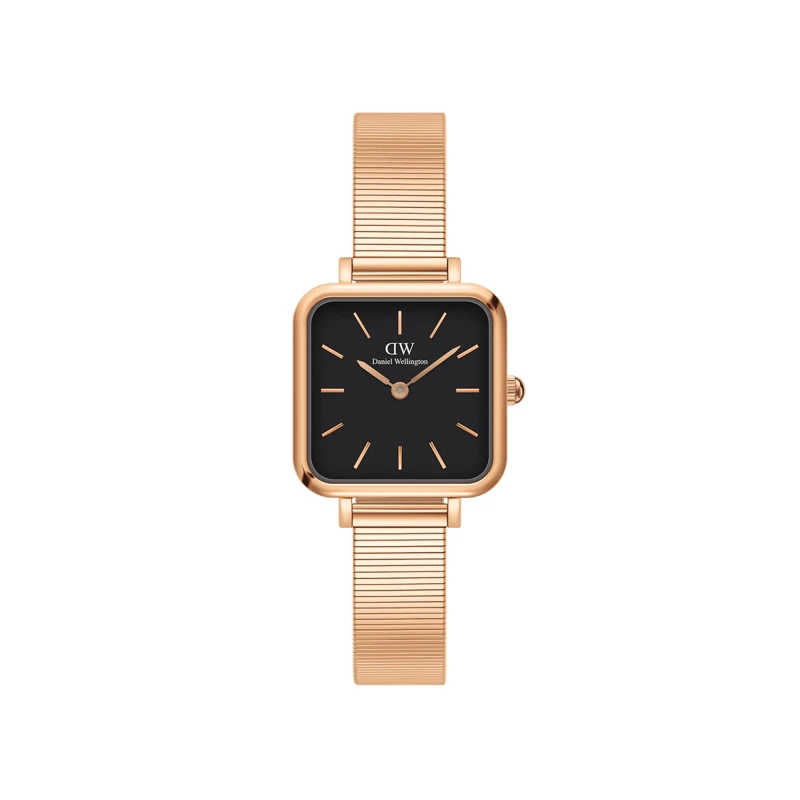 Daniel Wellington Watch - Quadro Studio Black Rose Gold - 22mm