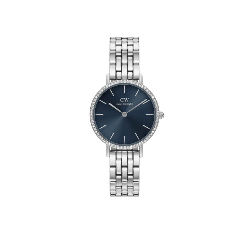 Daniel Wellington Watch - Petite Lumine Bezel 5-Link Arctic S - 28mm