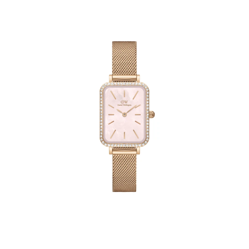 Daniel Wellington Watch - Quadro Lumine Bezel Melrose Pink MOP - 20mm