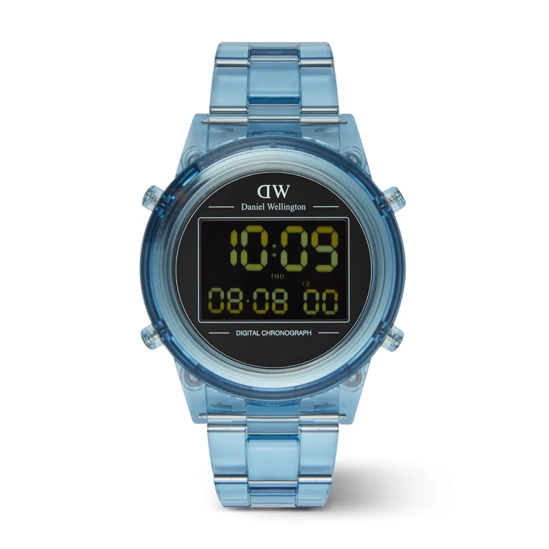 Daniel Wellington Watch - Retro Digital Light Blue Light Blue - 42mm