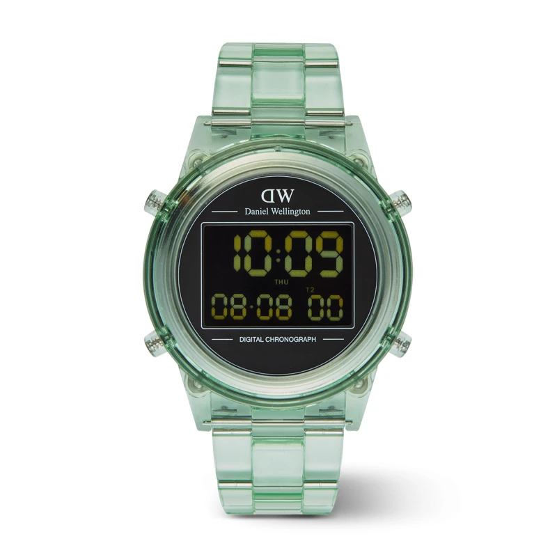 Daniel Wellington Watch - Retro Digital Light Green Light Green - 42mm