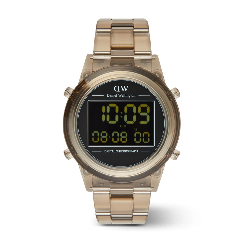 Daniel Wellington Watch - Retro Digital Dark Brown Dark Brown - 42mm