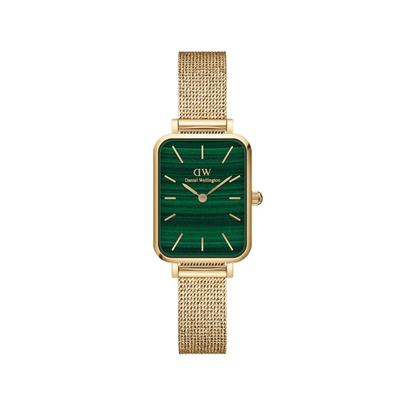 Daniel Wellington Watch - Quadro Pressed Evergold Green - 20mm