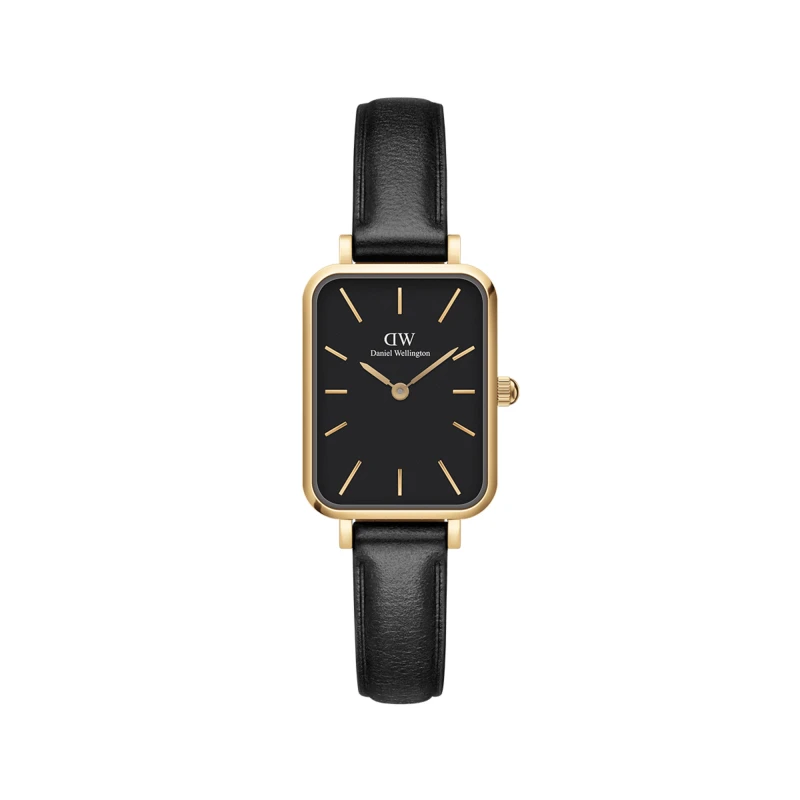 Daniel Wellington Watch - Quadro Pressed Sheffield Black Gold - 20 mm