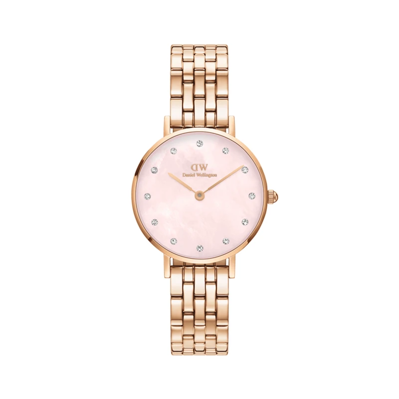 Daniel Wellington Watch - Petite Lumine 5-Link Melrose Pink MoP - 28mm