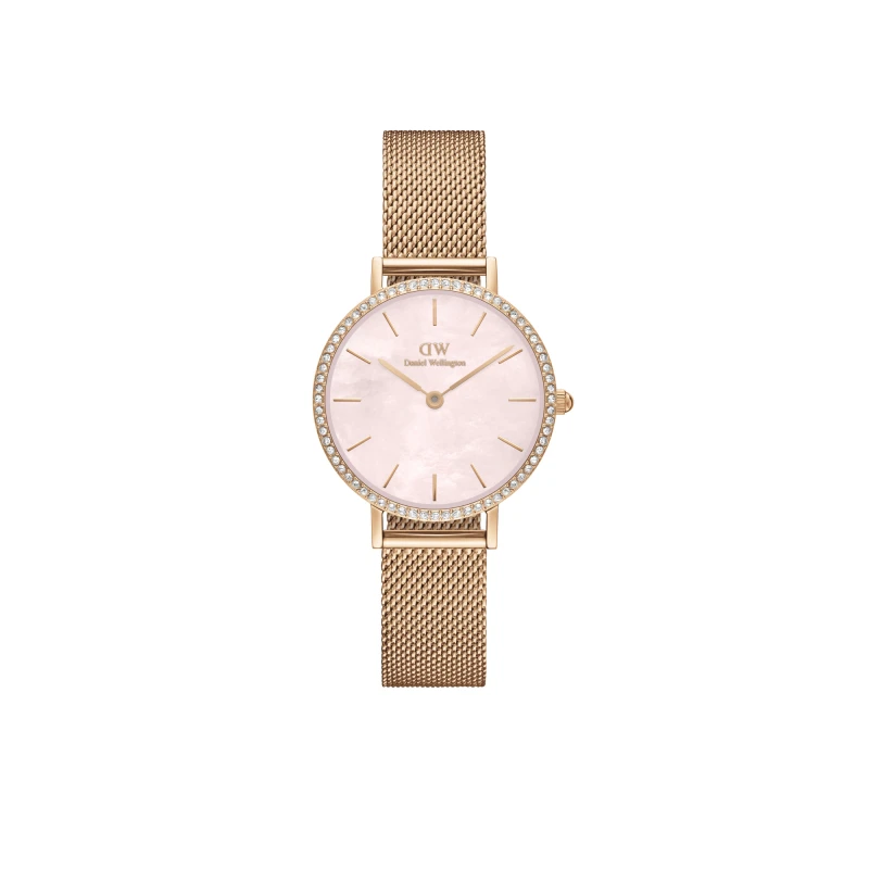 Daniel Wellington Watch - Petite Lumine Bezel Melrose Pink MOP - 28mm