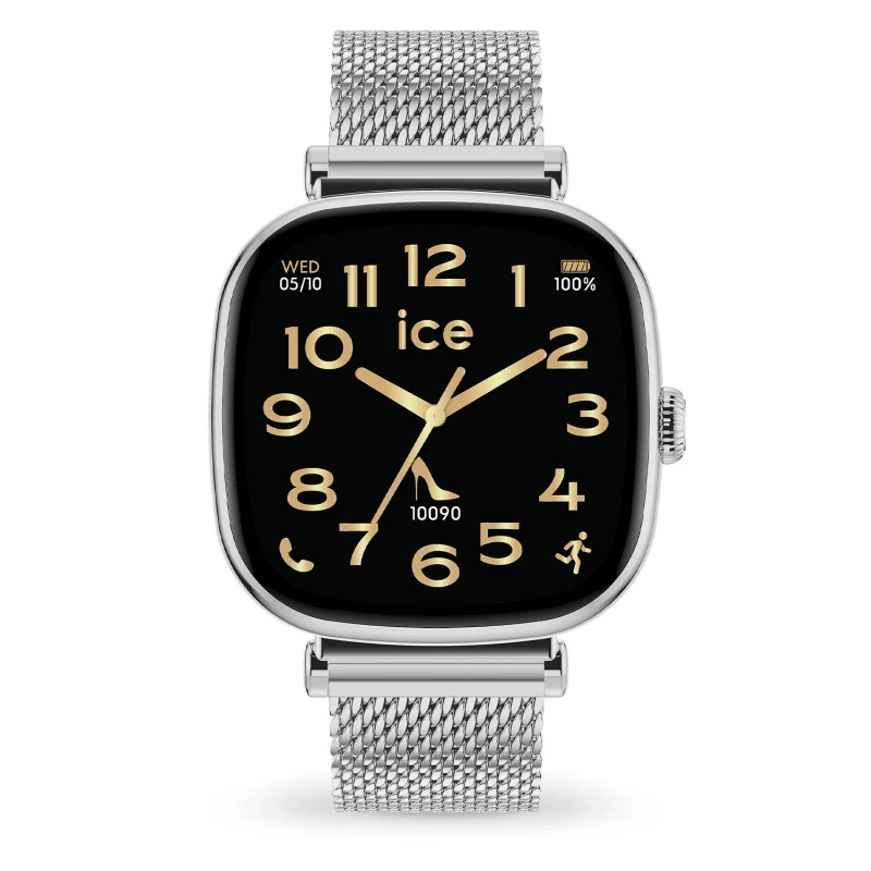 Ice-Watch Watch - Smart Sq 2.0 Square 1.70 - Silver Milanese