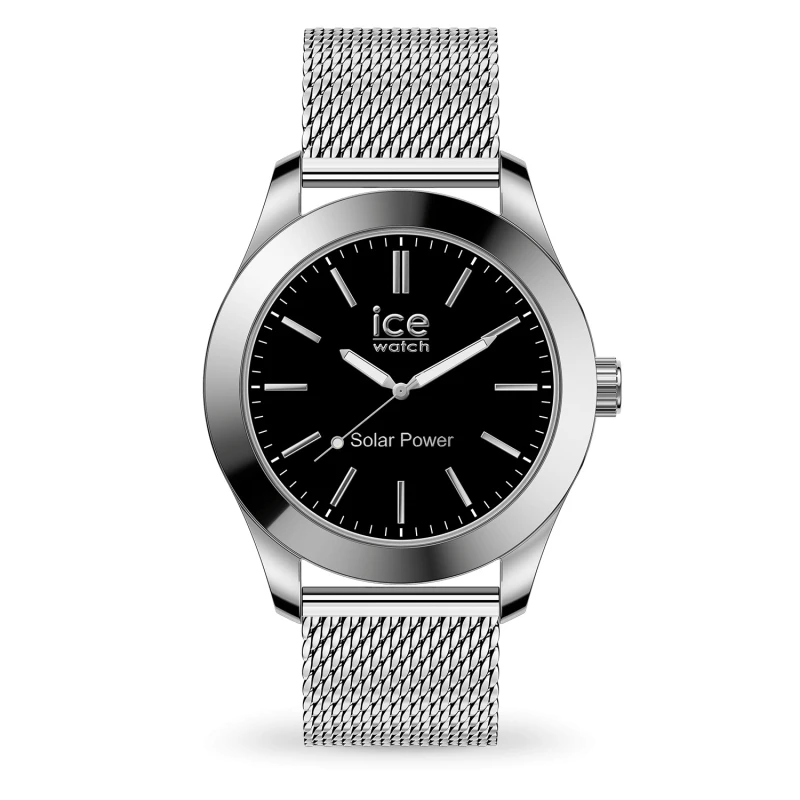 Ice-Watch Watch - Steel Solar - Silver Black