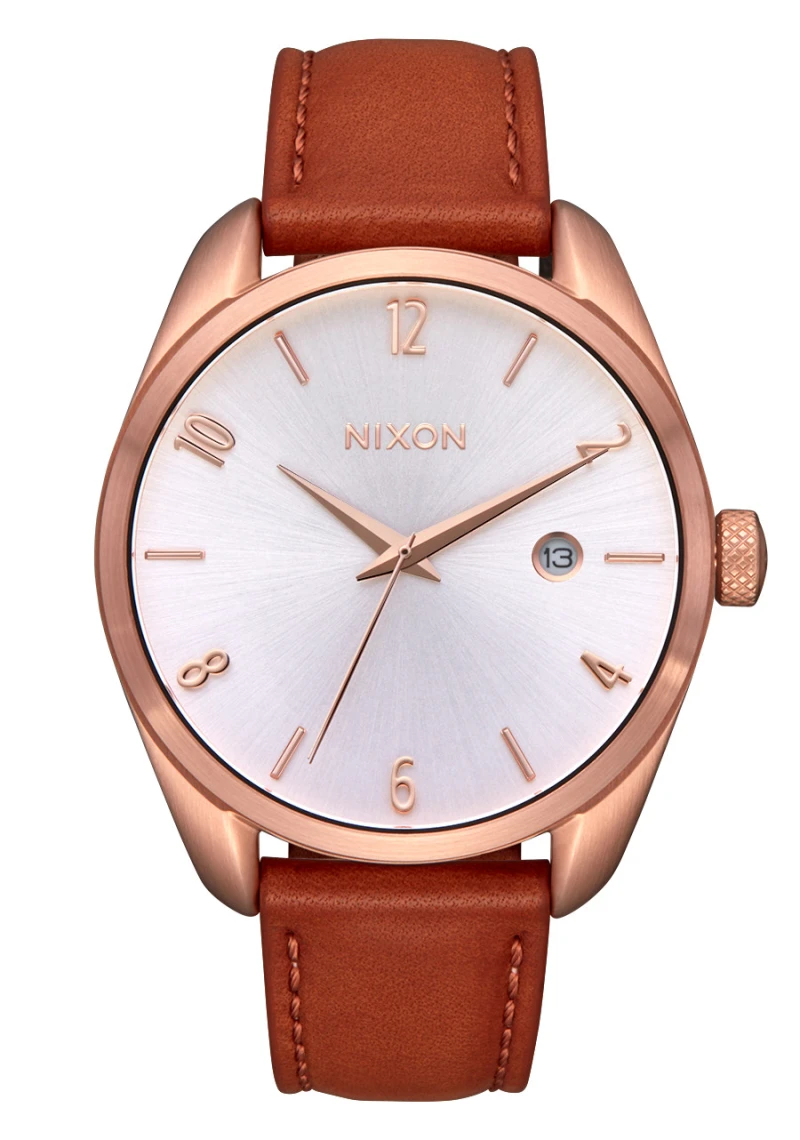 Nixon Watch - Thalia Leather - Rose Gold / White