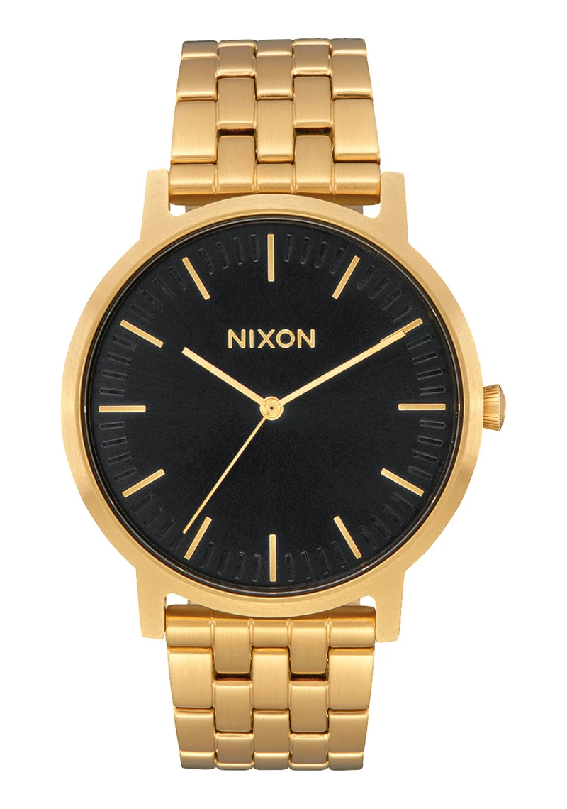 Nixon Watch - Porter - All Gold / Black Sunray