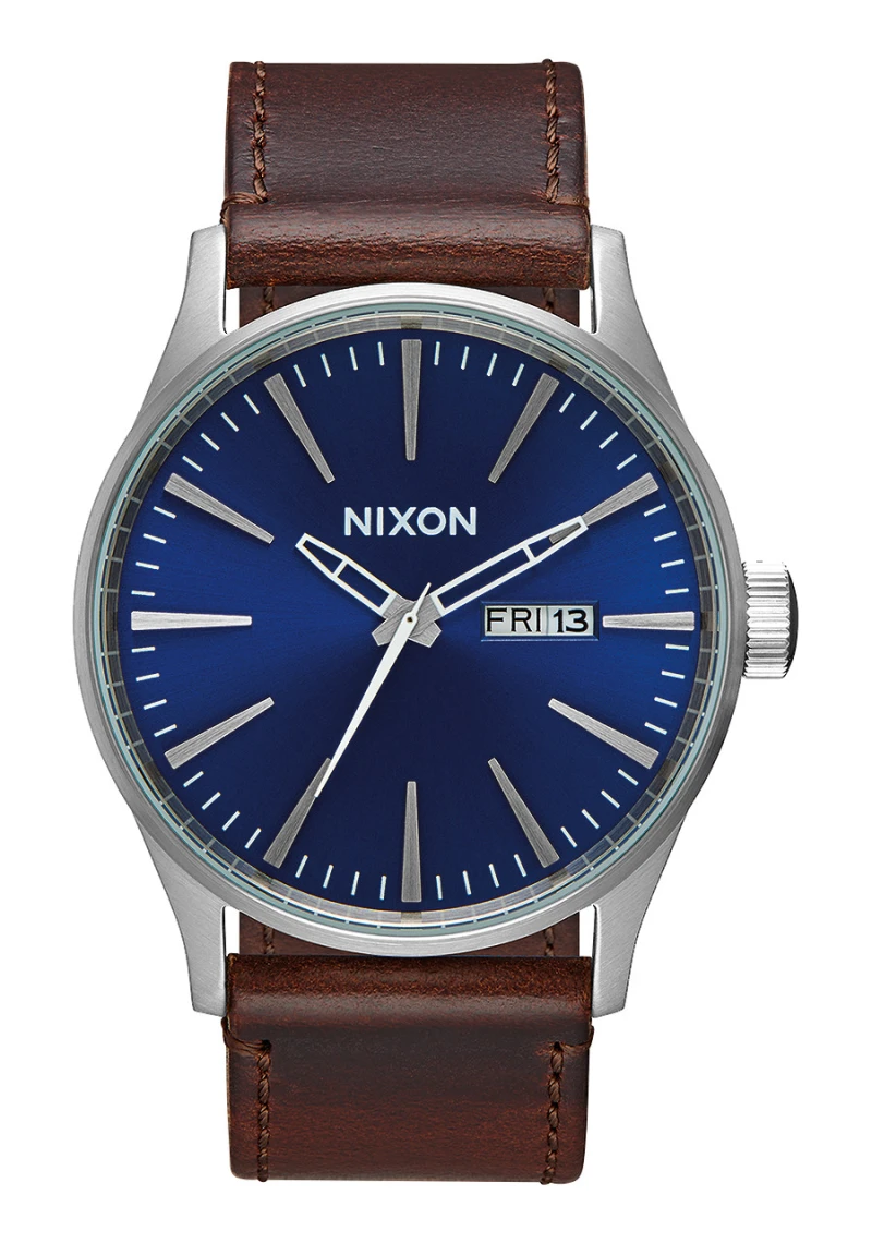 Nixon Watch - Sentry Leather - Blue / Brown