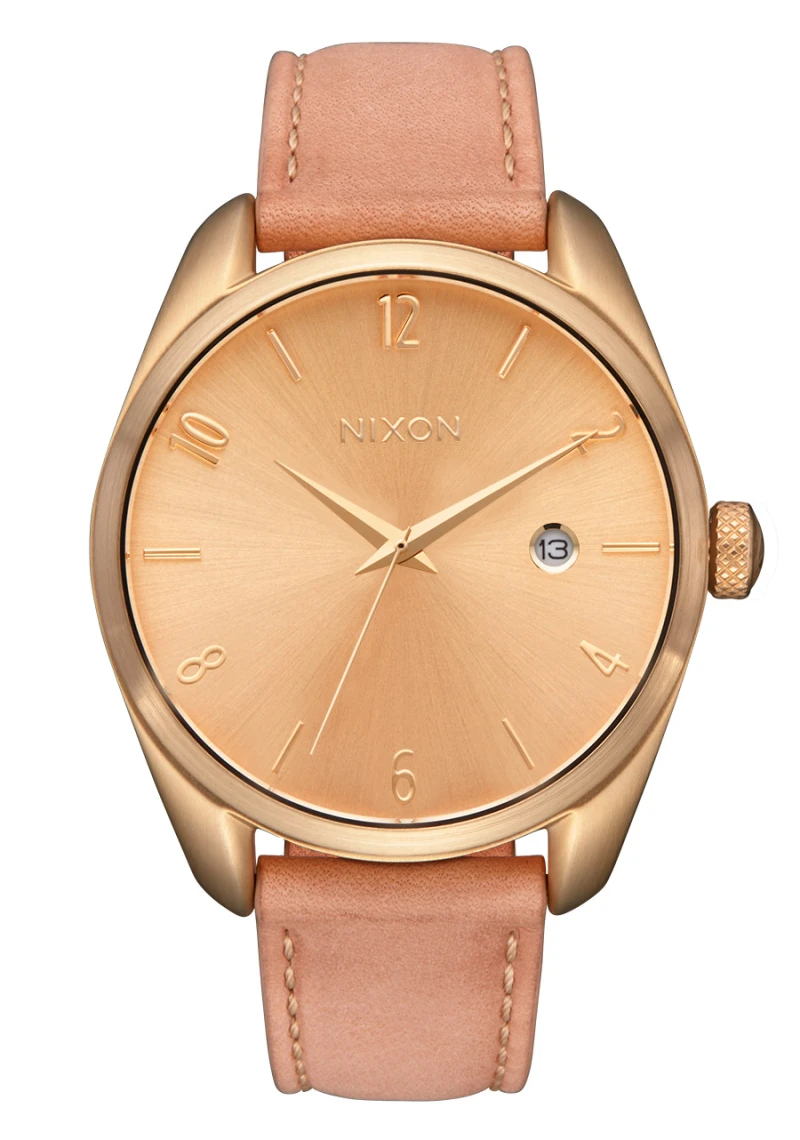 Nixon Watch - Thalia Leather - Light Gold / Tan