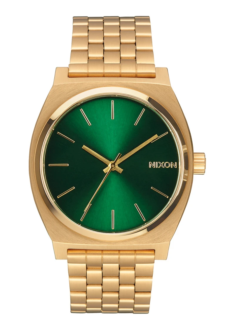 Nixon Watch - Time Teller - Gold / Green Sunray