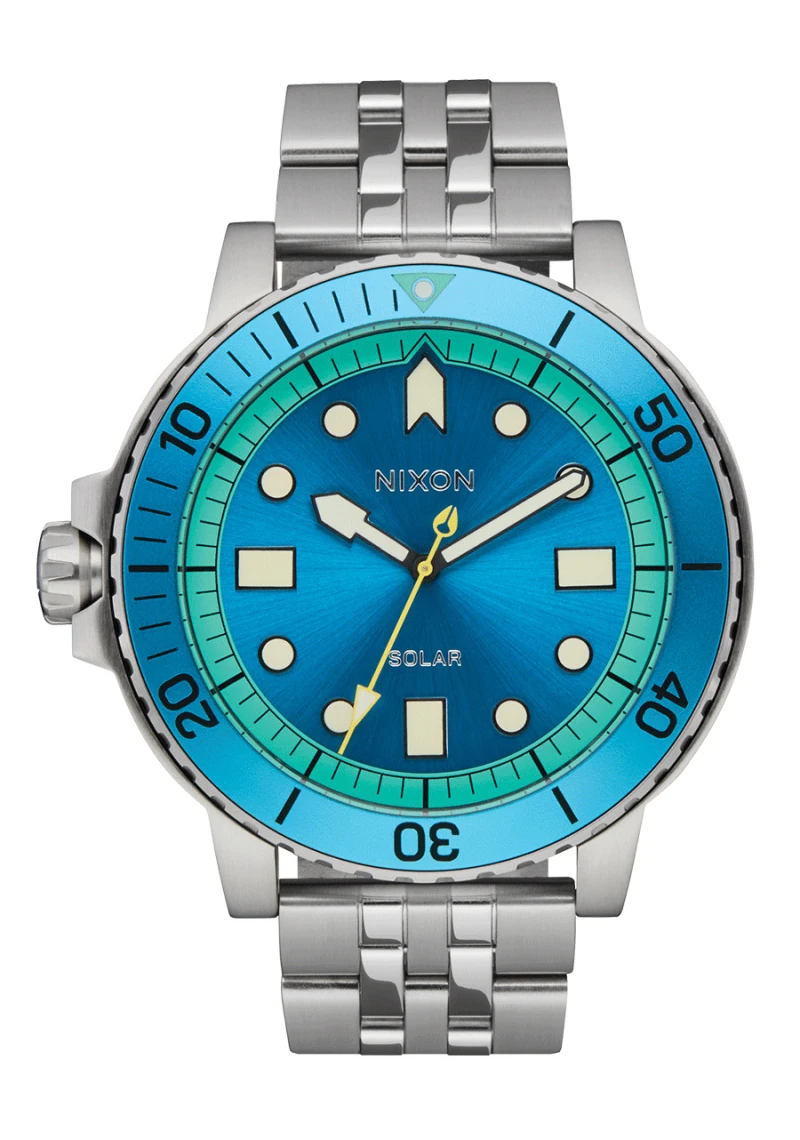 Nixon Watch - Stinger 44 - Silver / Byron Blue / Green